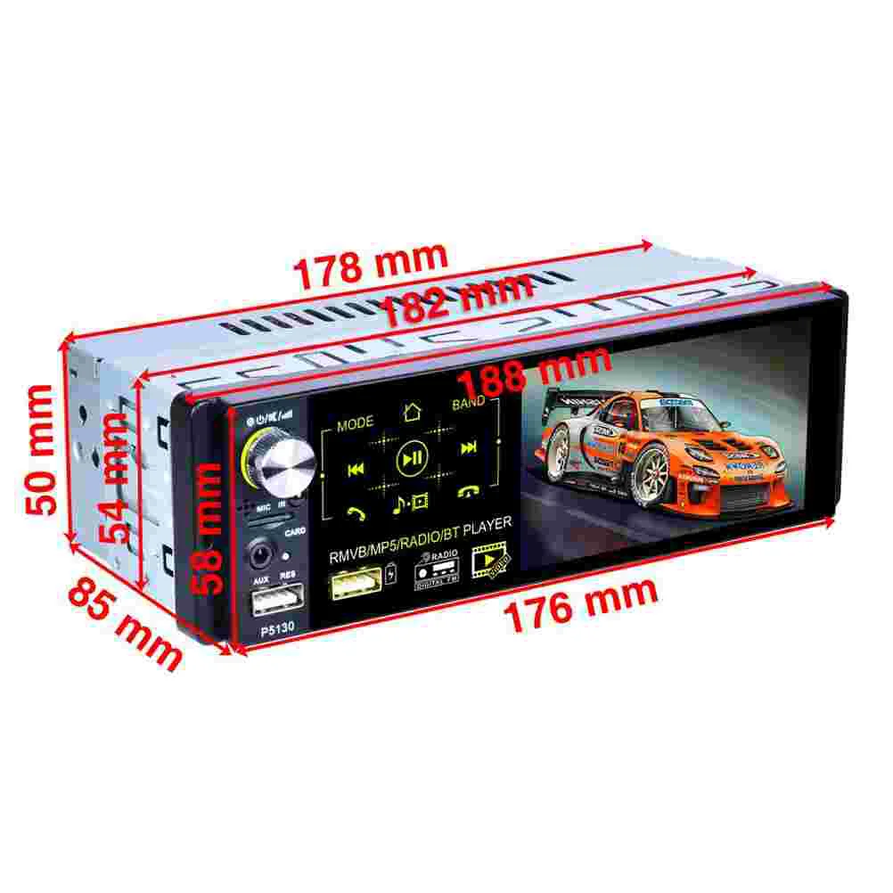 41 Inch MP5 Player Touch Capacitive Screen Professional Car Mp5 Player Black car stereo receiver car radio mp5 player