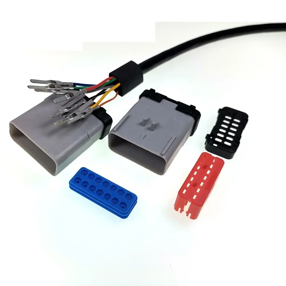 Waterproof automotive sealed APEX 2.8 series 14 pos 54201416 Custom Engine Plug Wire Connector Harness Cable Assembly