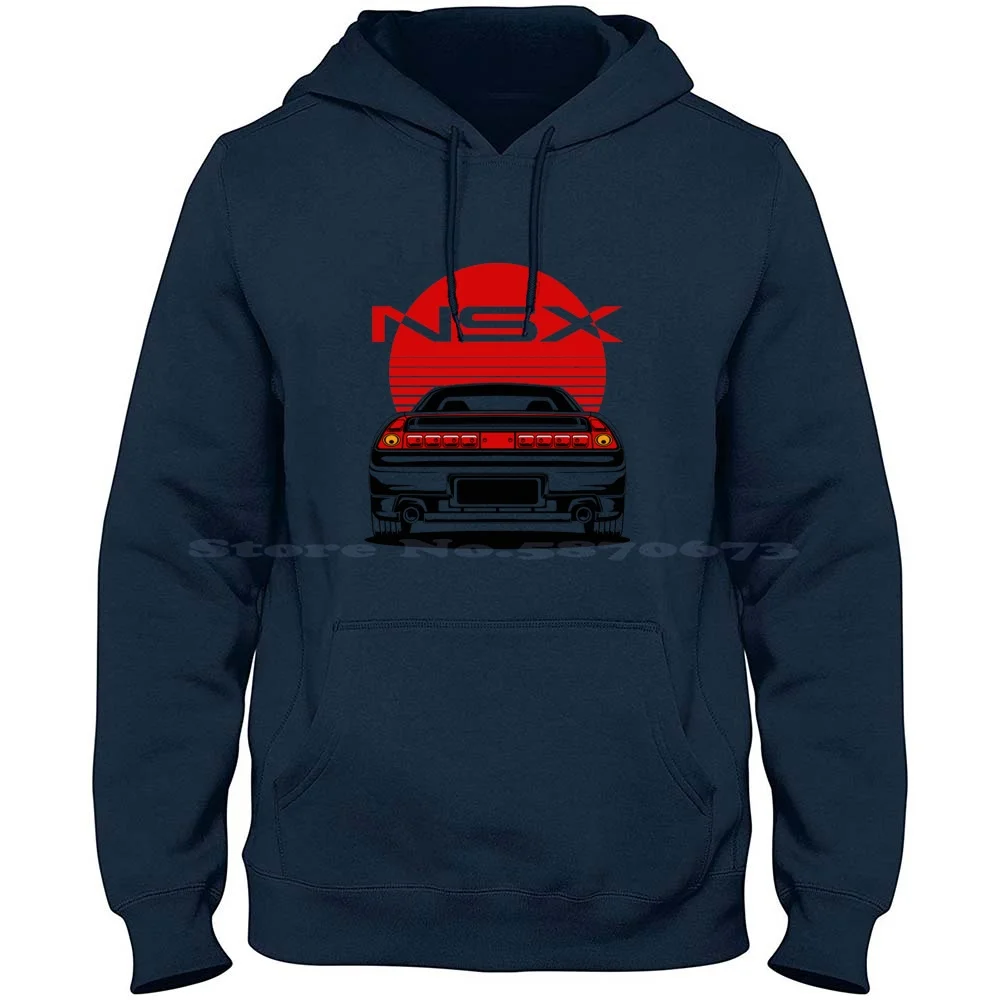 Nsx 100% Cotton Hoodie Jdm Nsx Cars Supercar Nsx Automotive Racing Stance Civic Automobile Race Legend Japanese Rx7