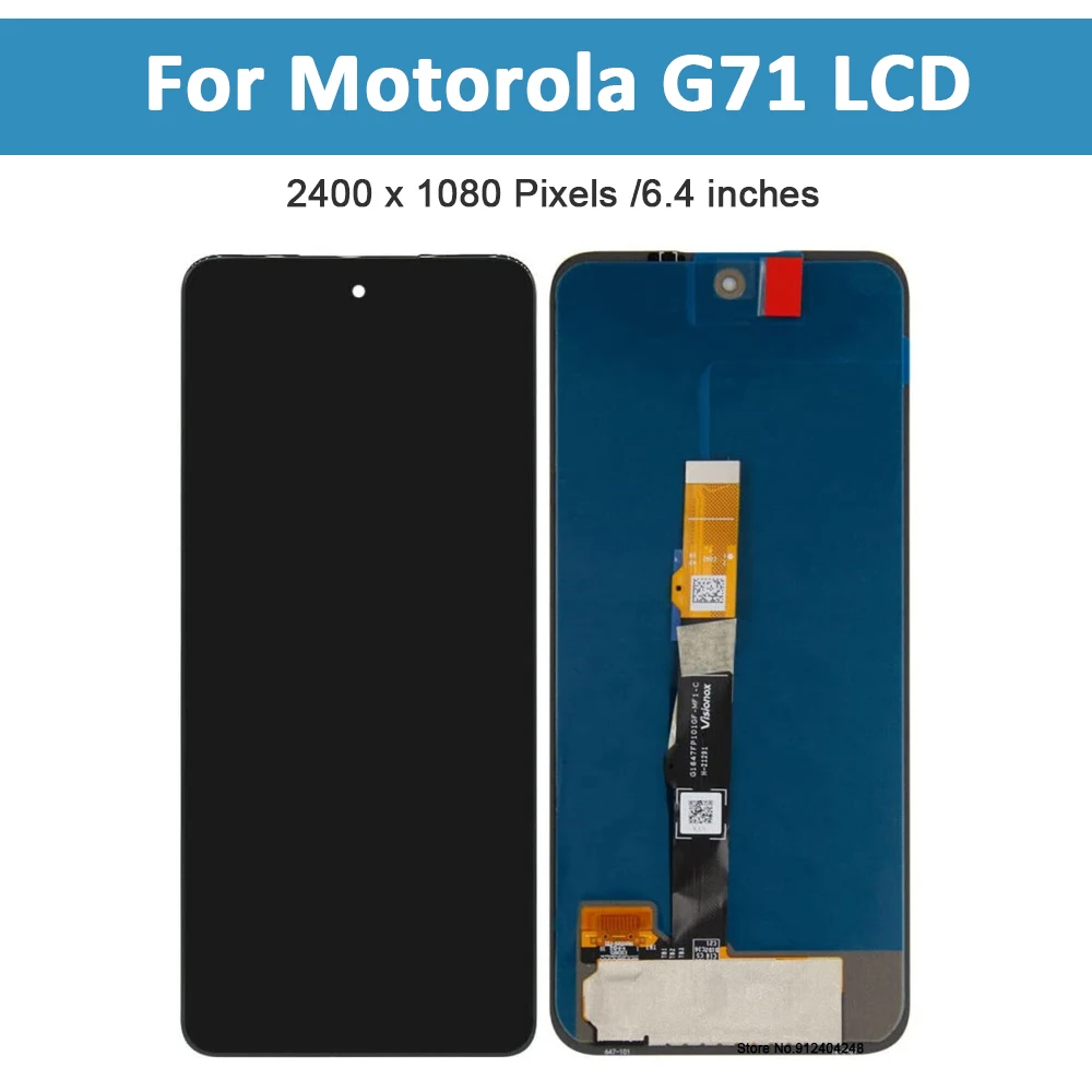 Imagem -02 - Amoled Lcd Original para Moto G71 5g Tela de Exibição Lcd Tela de Exibição do Telefone Móvel para Motorola Moto G31 G41 G71 Lcd 6.4