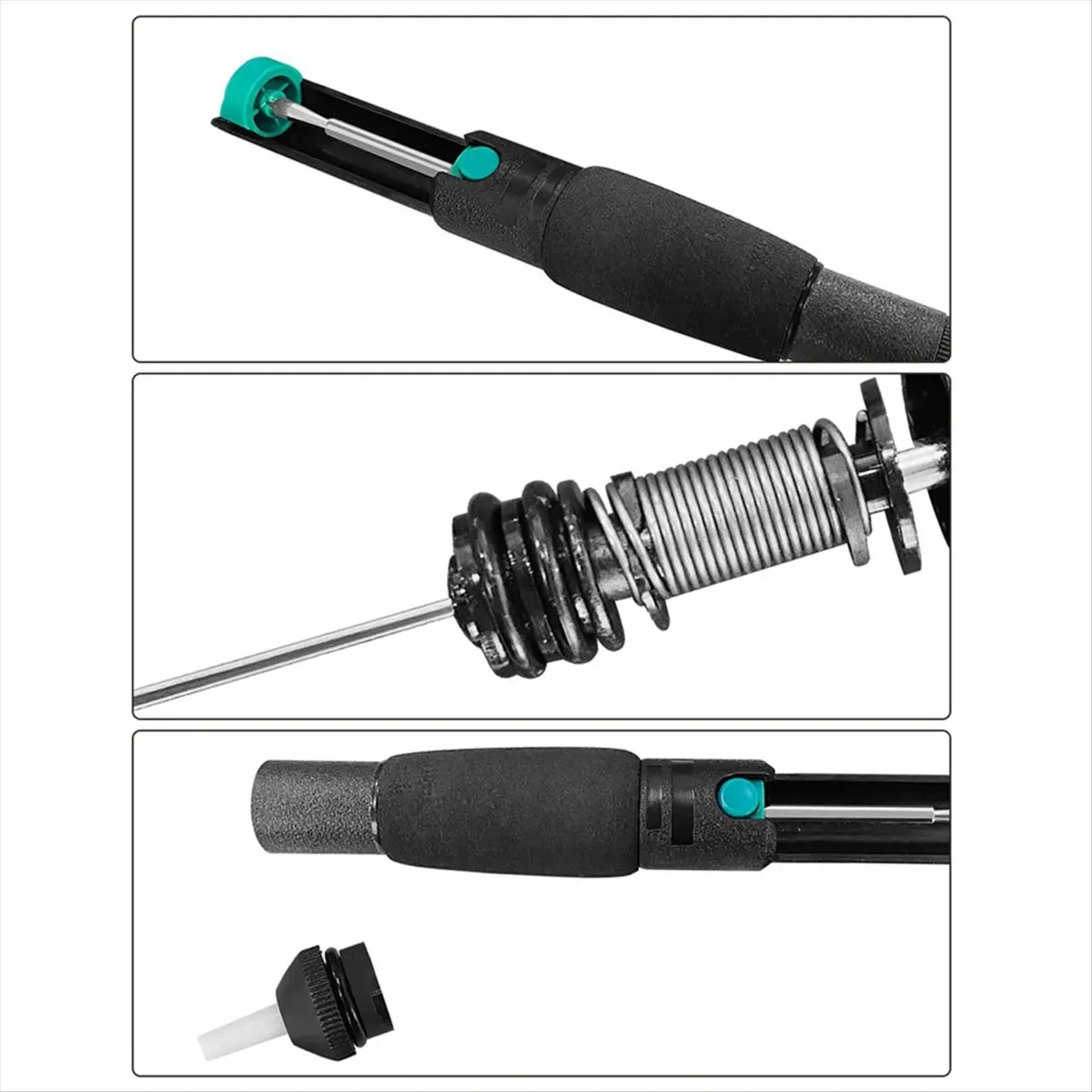

Powerful Desoldering Pump Suction Tin Vacuum Soldering Iron Desolder Soldering Sucker Pen Removal Hand Welding Tools