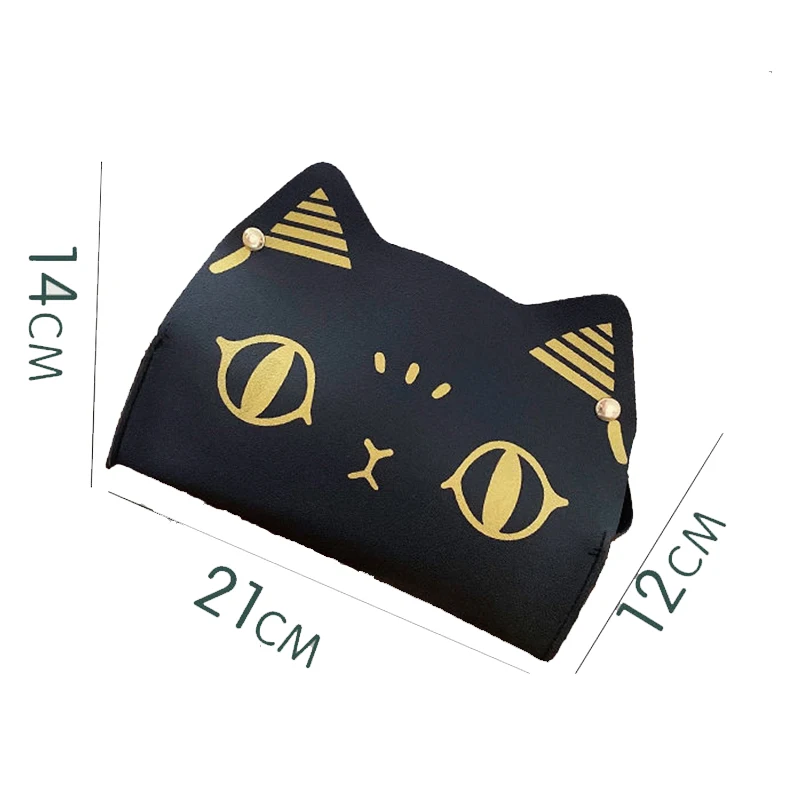 Scatola di asciugamani di carta cartoon cat design cute cartoon pattern home office toilet car desktop drawer cassetto di carta igienica