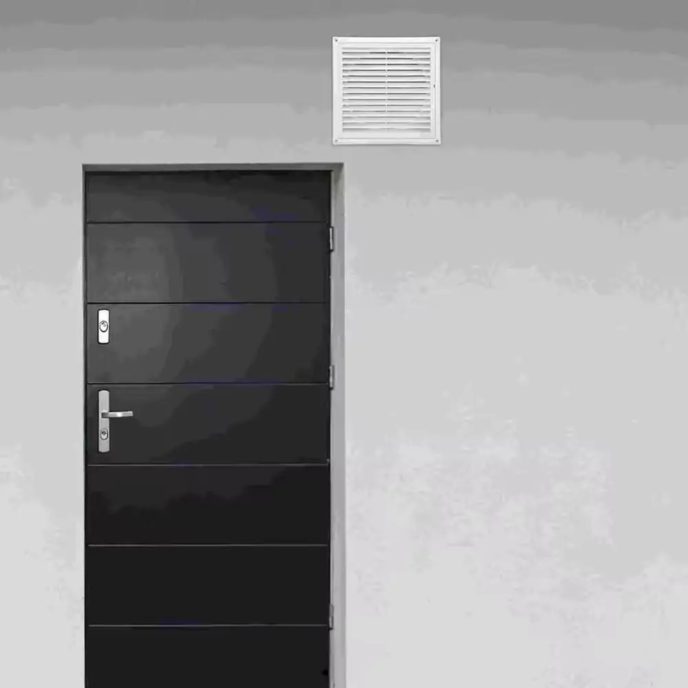 Com abas grade de ventilação de ar capa de ventilação 150*150mm/200*200mm grelha ventilação aquecimento refrigeração aberturas placa pp