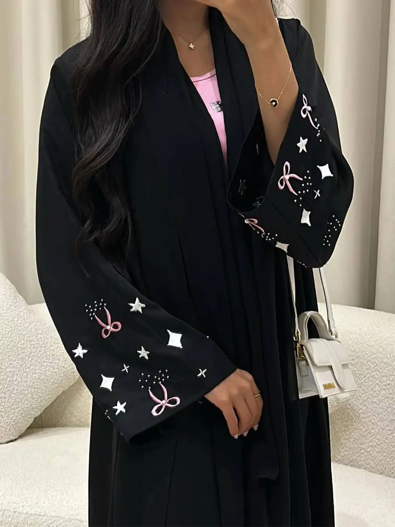 2025 Muslim Abaya Dress for Women Embroidery Cardigan Jalabiya Eid Ramadan Robe Morocco Dubai Abayas Kaftan Islam Arab Vestidos