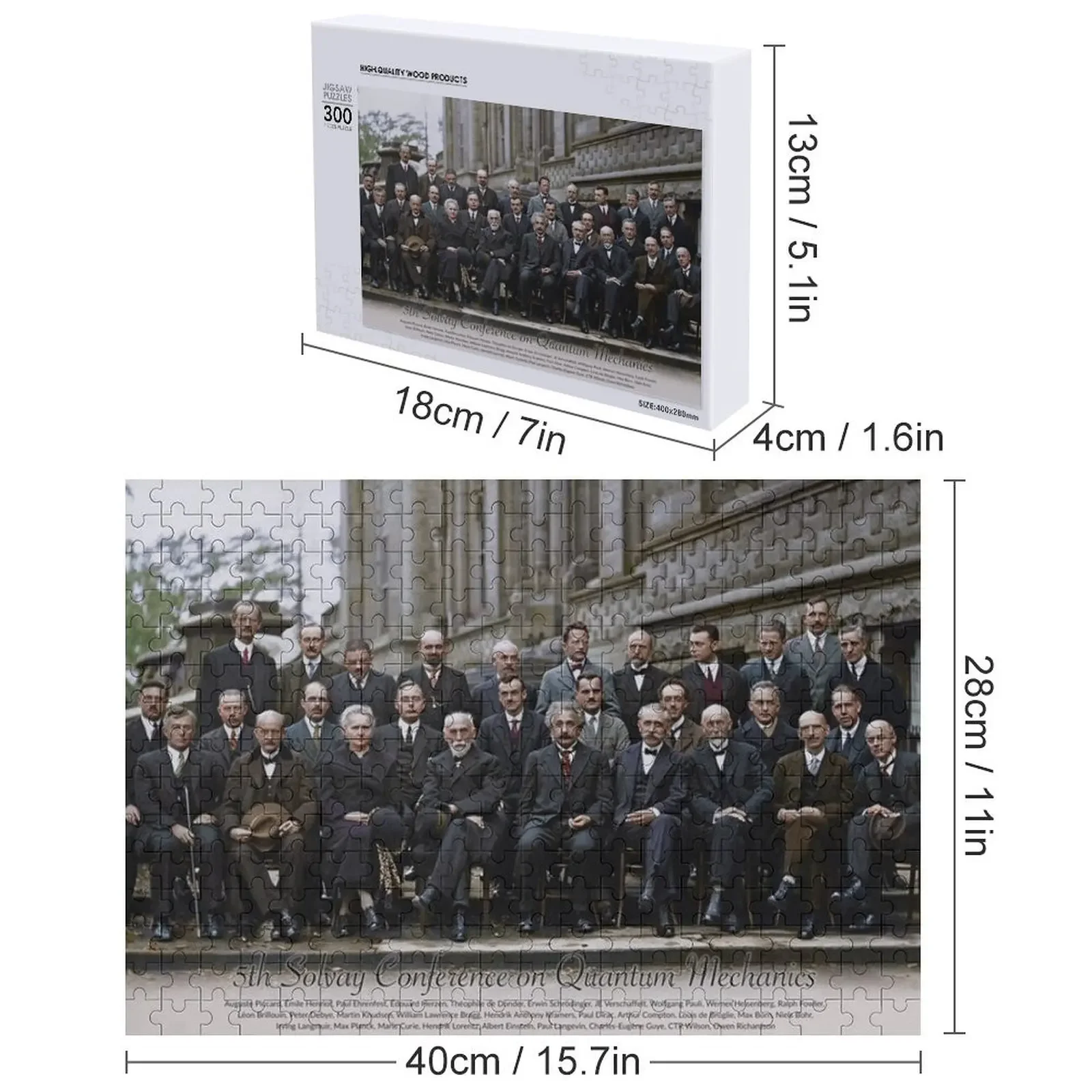 С именами - 5-я конференция Solvay на квантовой механике, 1927 год, головоломки, рождественские игрушки, новые игрушки для детей, 2022 г., головоломка
