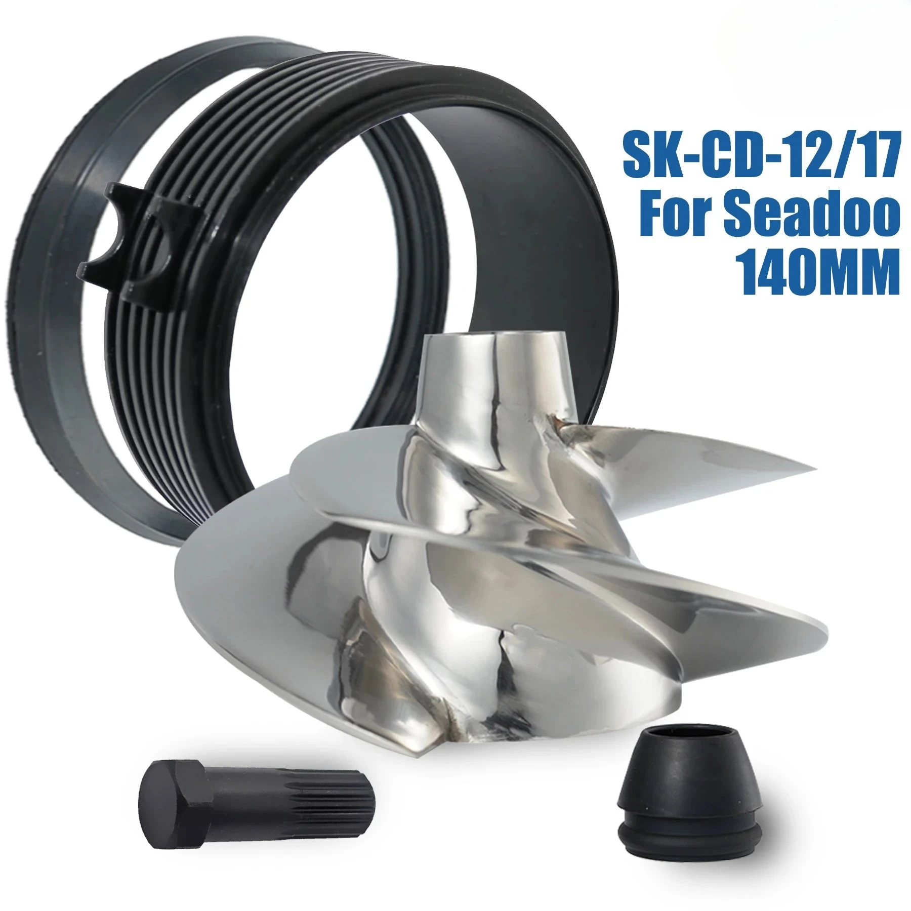 

impeller Jet Ski Impeller For Seadoo Spark Ace 900/ Spark Ace 900 Ho/ Spark PARK Trixx 140mm 12/17 3 Blades Replaced Solas