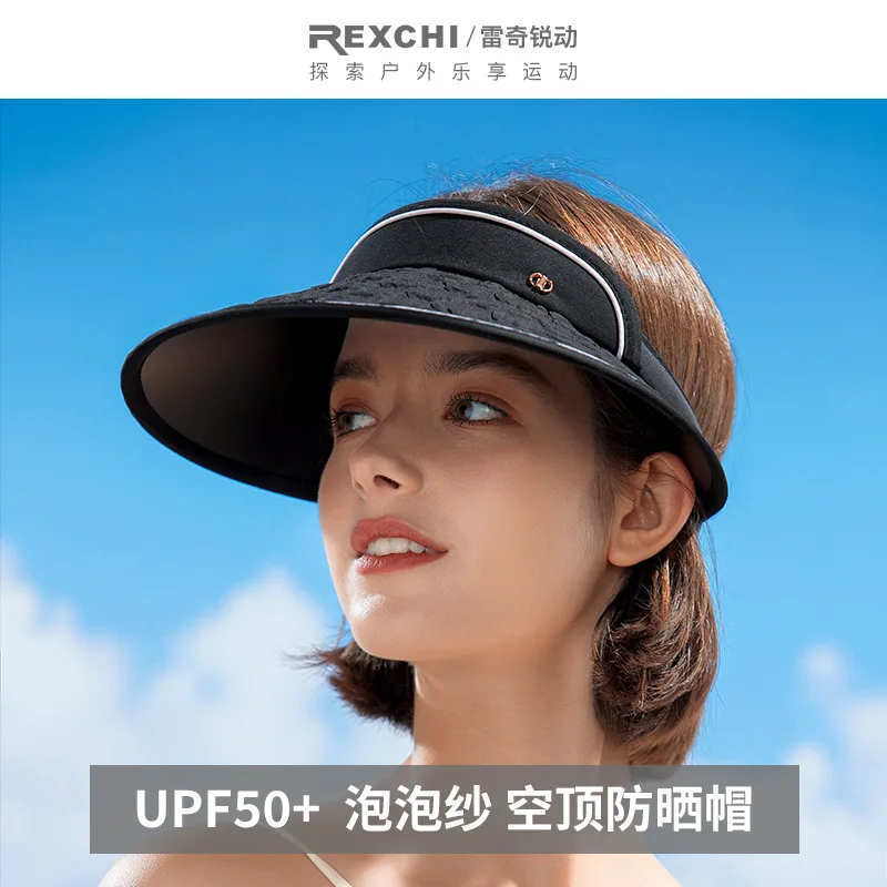 REXCHI Summer Mountain cap Running Empty Top Sun Hat Ice Silk sun Outdoor Sports Cycling Mountaineering Sun Hat xmz259