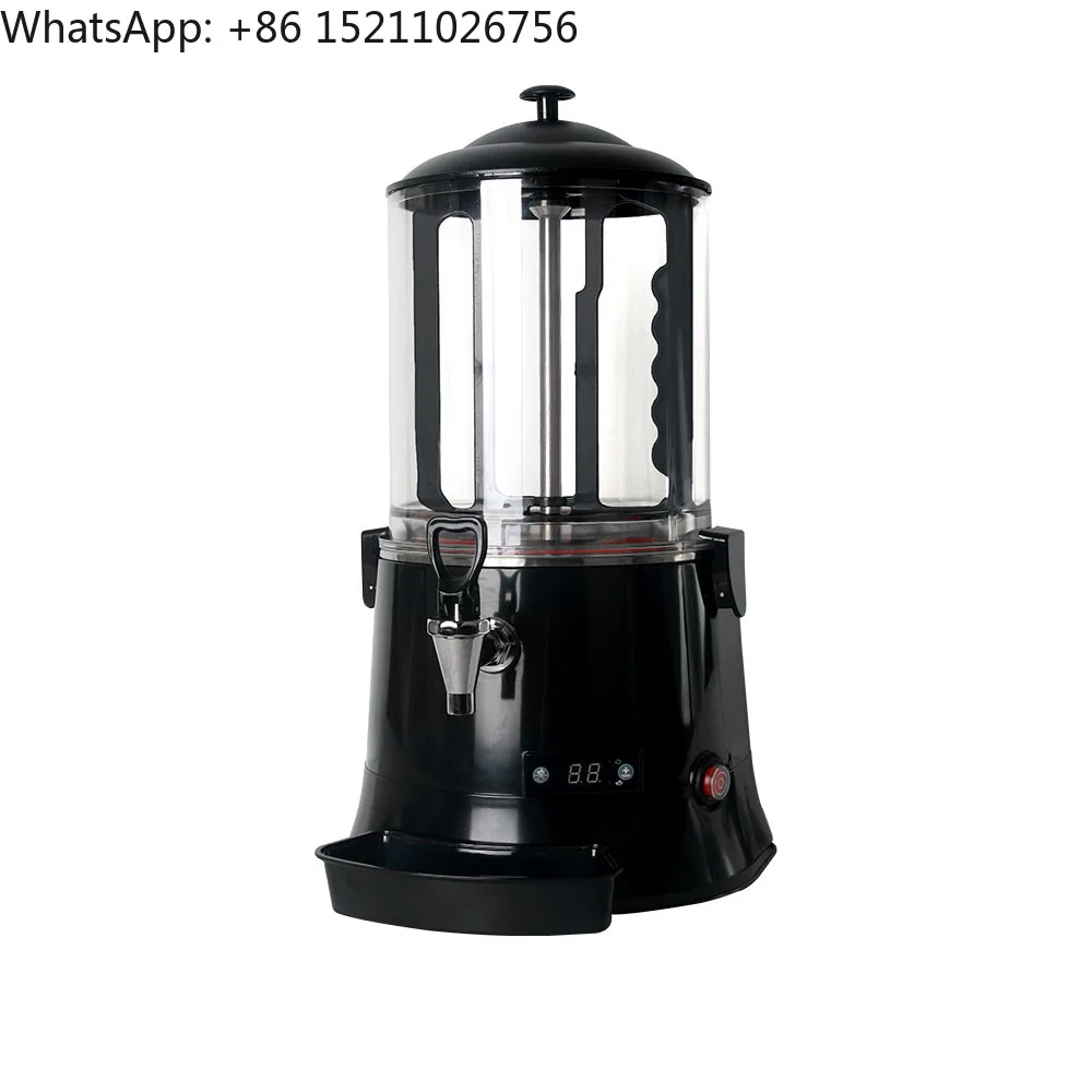 Commercial Hot Chocolate Dispenser Machine 10L 110V-240V Electric Chocolate Mixer Coffee Milk Wine Tea Dispenser Black