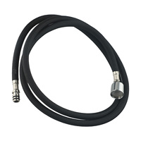 1.5m Kitchen Faucet Hose 360° Rotation Pull Out Nylon Braided Shower Hose Designed With Metal Heads, Providing Durability