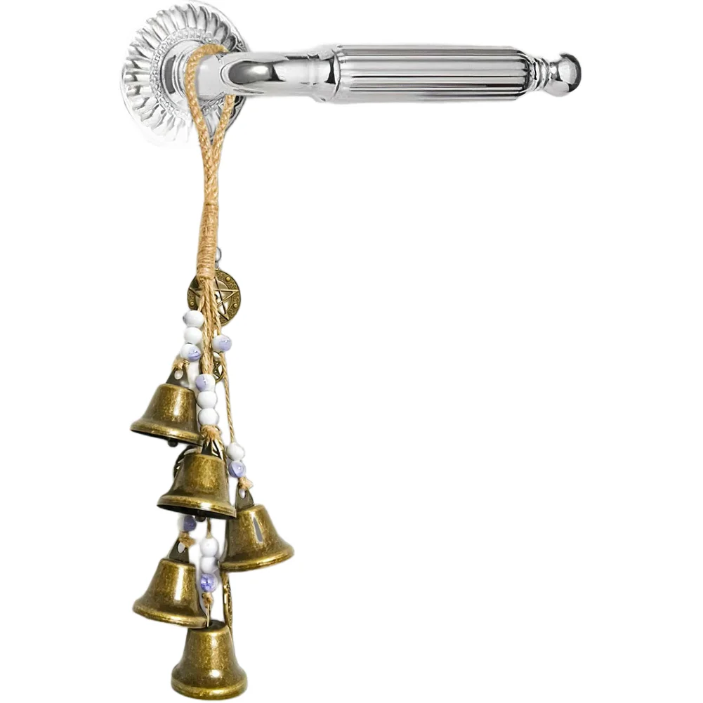 Stylish Hanging Bell Wind Chime with Ice Beads for Meditation Tool Spiritual Balance and Elegant Ambient Decoration Indoors