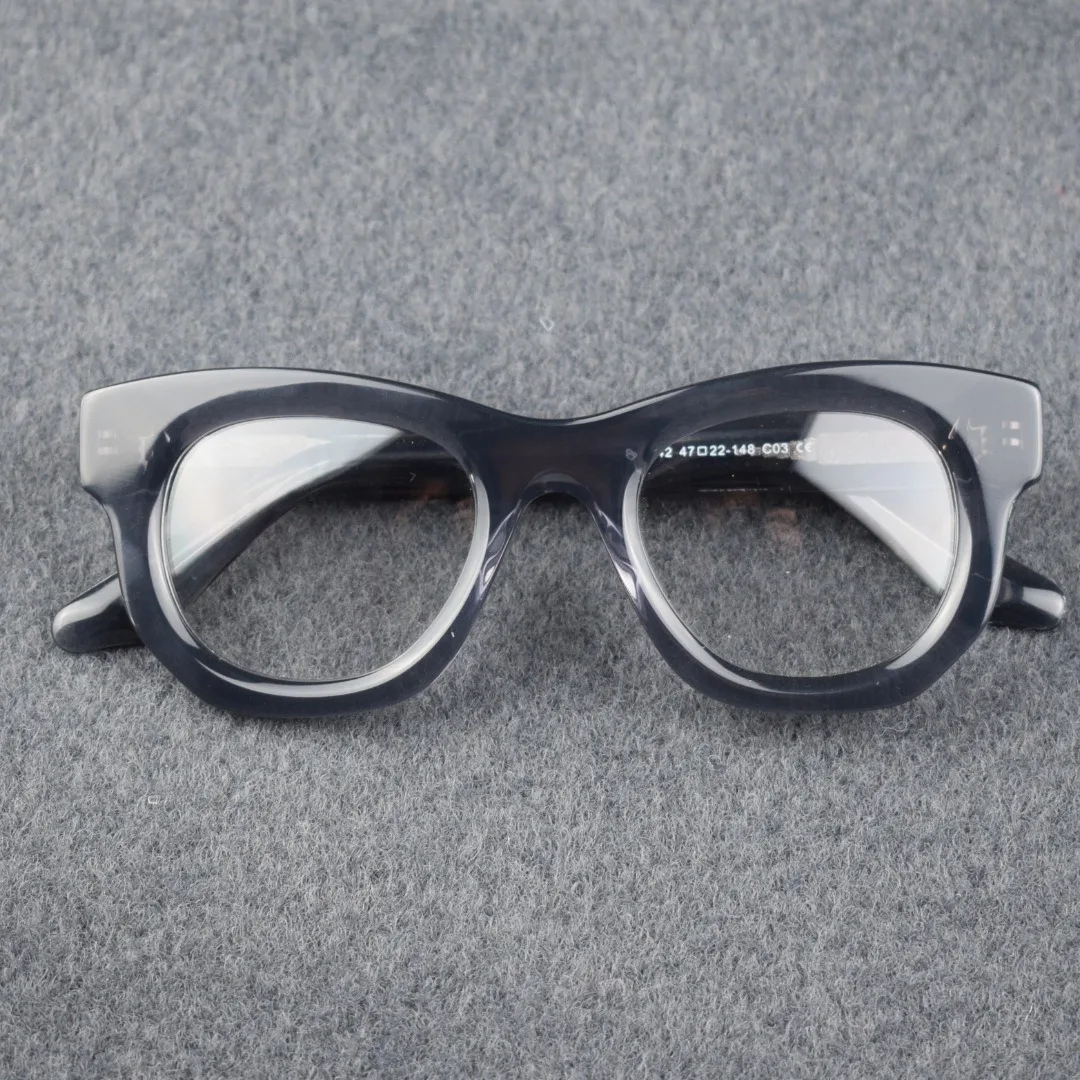 

Handmade Vintage Acetate Glasses Frame For Men Retro Eyeglasses Frame Women Luxury Brand Eyewear Reading Presbyopia Prescription