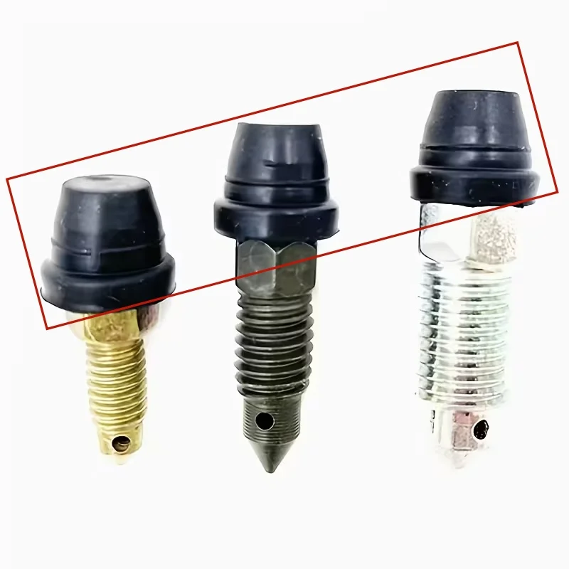 10pcs Motorcycle Rubber Brake Pump Brake Caliper Auto Parts Exhaust Screw High Quality Dust Caps Car Accessories