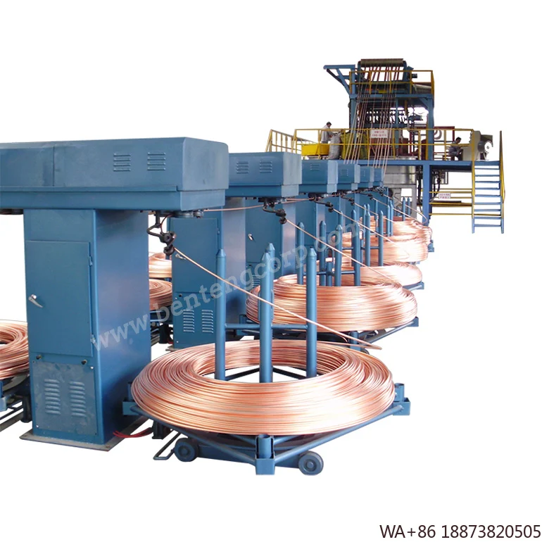 آلة الصب معدات تركيب النحاس 8-20 مم مستمرة