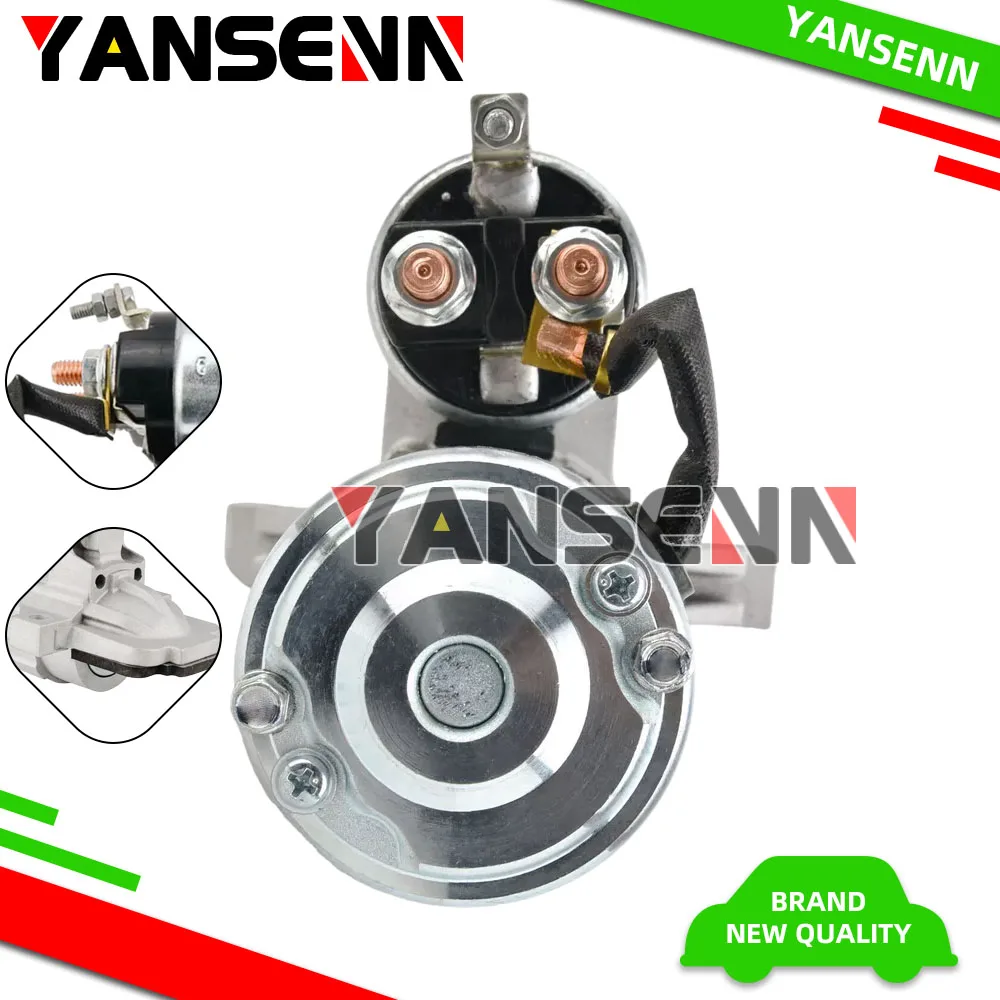 Motor de arranque 1.4KW 12V 11T para Ford Fusion Mercury Milan 2.3L 2.5L 06-10 6E5T11000AB, 6E5Z-11002-AA, M000T88481 8E5T-11000-AA