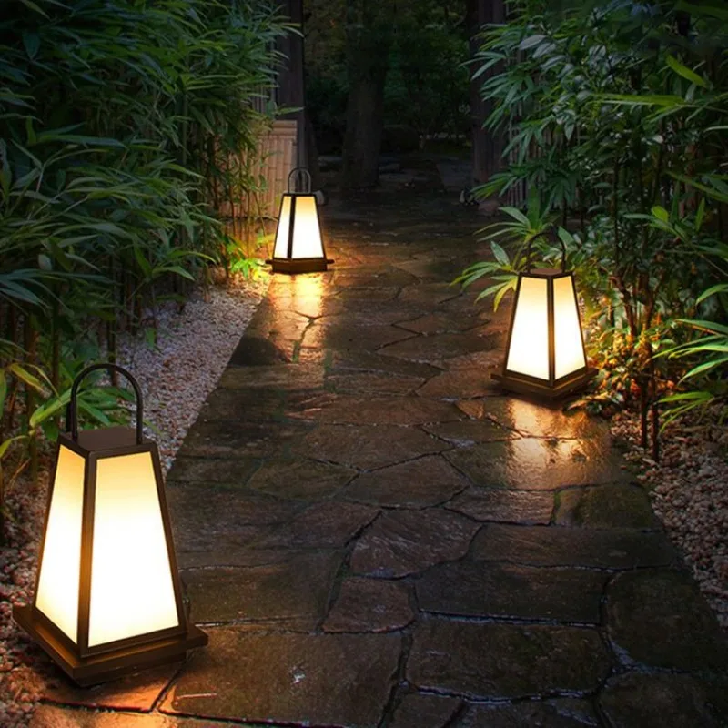 

Solar Garden Lights Outdoors LED Villa Lawn Waterproof Japanese Floor Lamps Park Landscape New 2024 Chinese Lightings Decoration