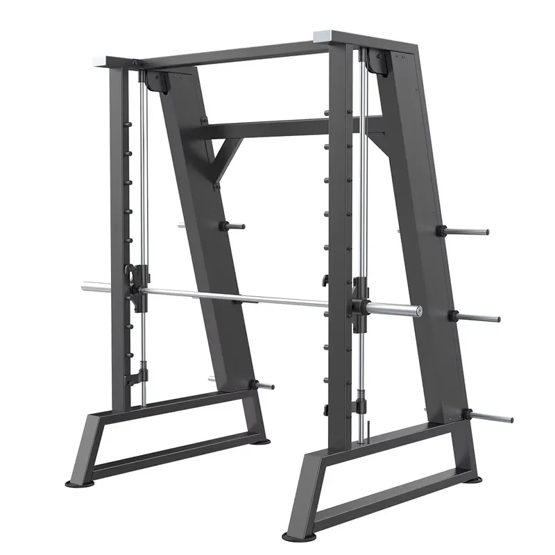 Commercial Gym Smith Machine Bodybuilding Equipment Indoor Outdoor Fitness Strength Training Apparatus Factory Direct Sale