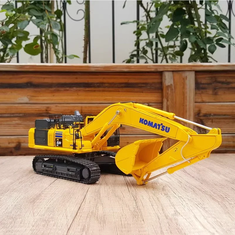 Diecast 1:43 Scale Original PC520LC-10MO Alloy Excavator Model Finished Product Simulation Toy Collection Gift Static Model