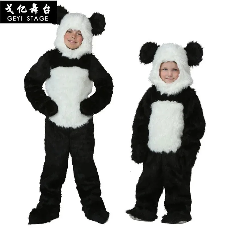 

Cosplay panda animal children... warm flannel outfits... beautiful Halloween ... funny bodysuit cartoon party. goi/6