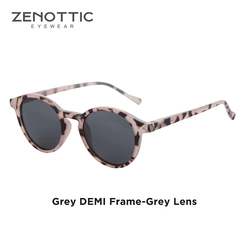 ZENOTTIC (Größe S) Retro Rundpolarisierte Sonnenbrille 2026 2025 Herren Damen Vintage Kleine Runde Sonnenbrillen UV400 Schutzbrillen Shades 7
