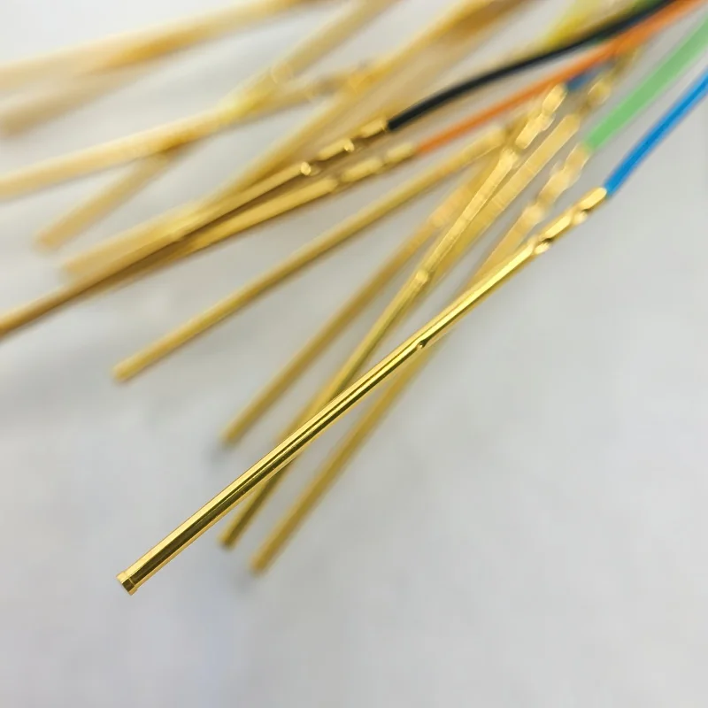 P038 Series Nickel Plated Brass Spring Test Probe Test Pin Pogo Pin Electric Detection Needle PCB Test Tool P038-B P038-B1 R038