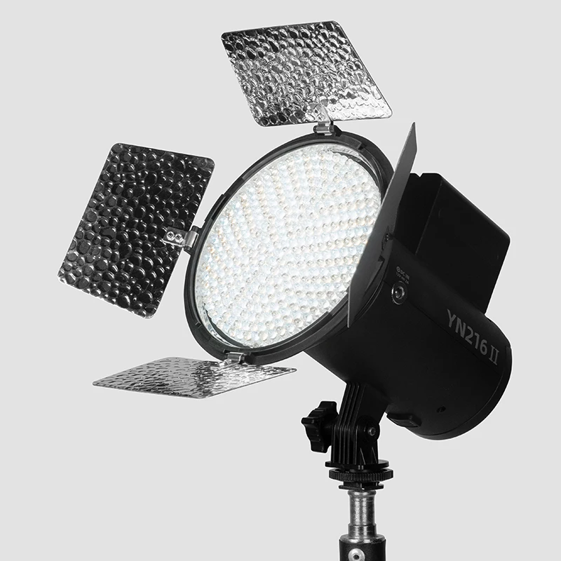 YONGNUO Panel lampu Video LED YN216 II, dengan suhu warna dapat diatur 2700K-8000K 24W pencahayaan Studio fotografi