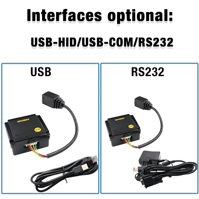 Picture 4: New 2D QR Barcode Scanner Module USB RS232 YK-EP2000 With High Speed Fixed Mount Scanner For Self-service Vending Machine