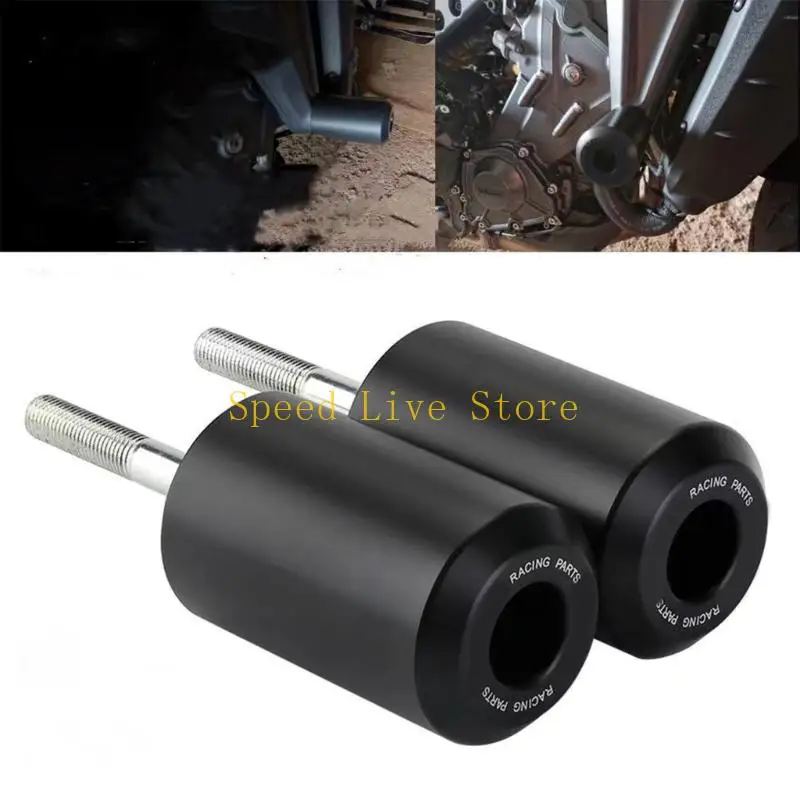 547C 2Pcs Weatherproof Racing Grade Crash Bumpers Frame Sliders for MT09 Multiple Motorcycle Models To Prevent Expensive Repair