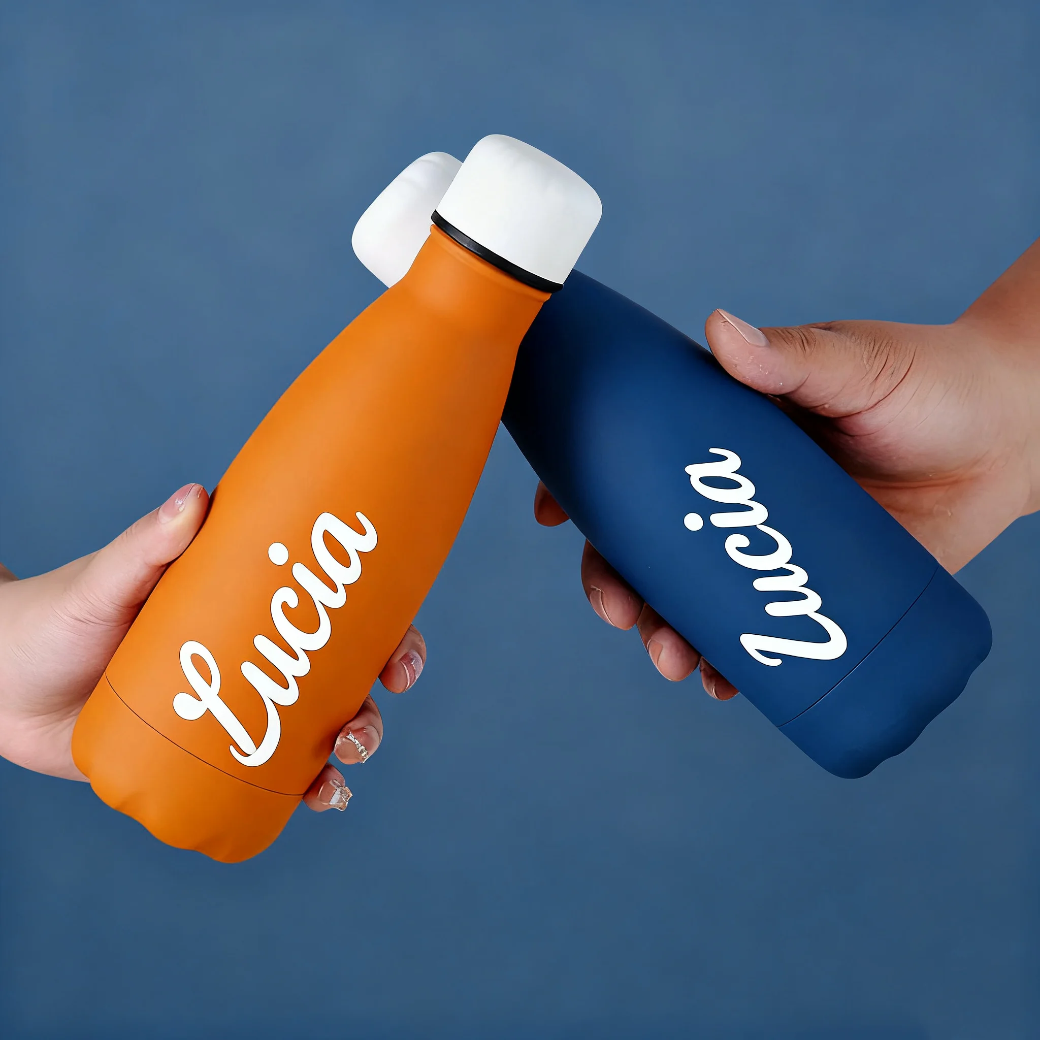 Персонализированная спортивная бутылка для воды из нержавеющей стали, изолированный кувшин большой емкости с двойными стенками и крышкой, портативный Drinkwa