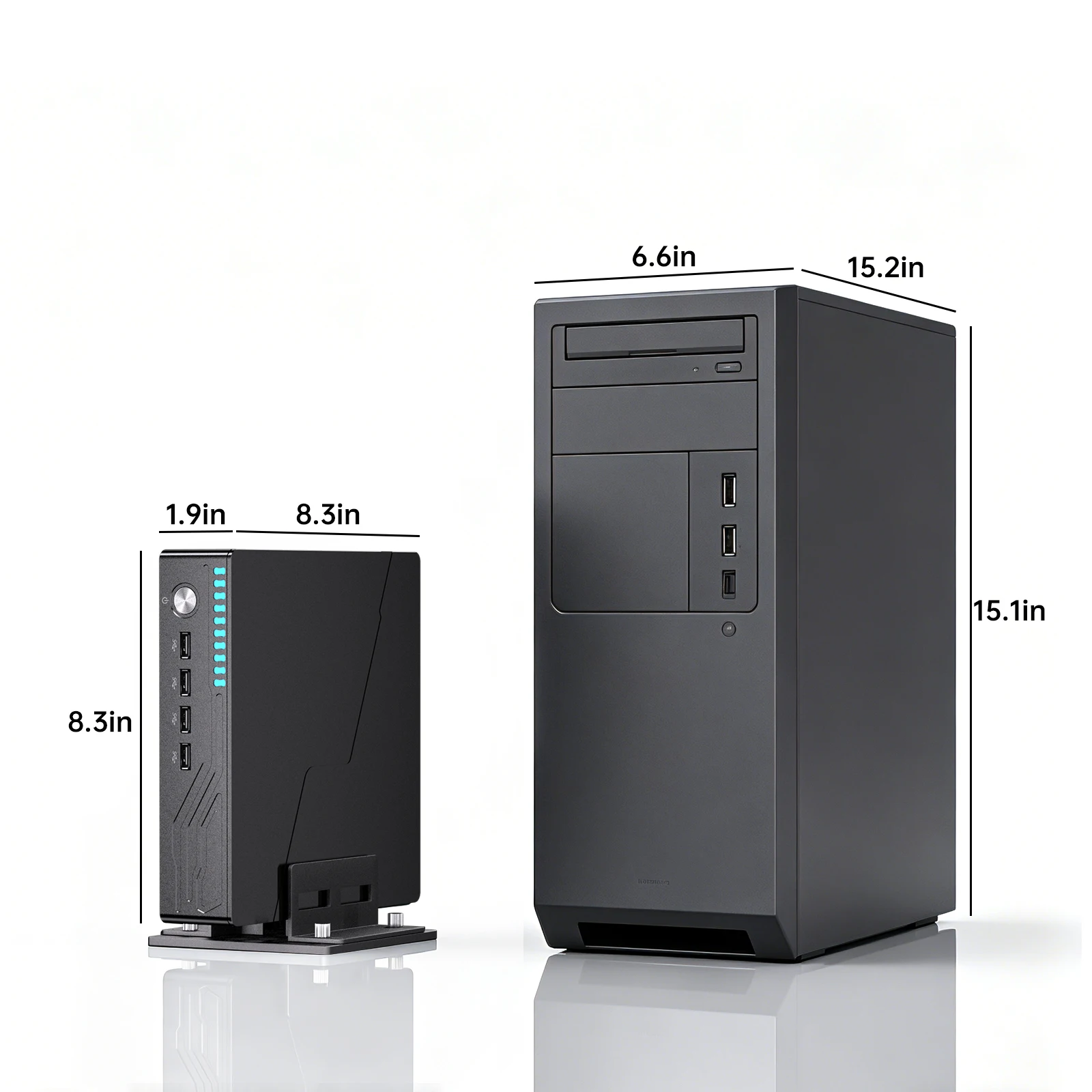 Msecore MV9 Intel Core I9 i7 GTX1650 Dedicated Card Windows 11 Micro Mini PC Desktop Gaming Computer Portable Office Minipc WIFI - view 6
