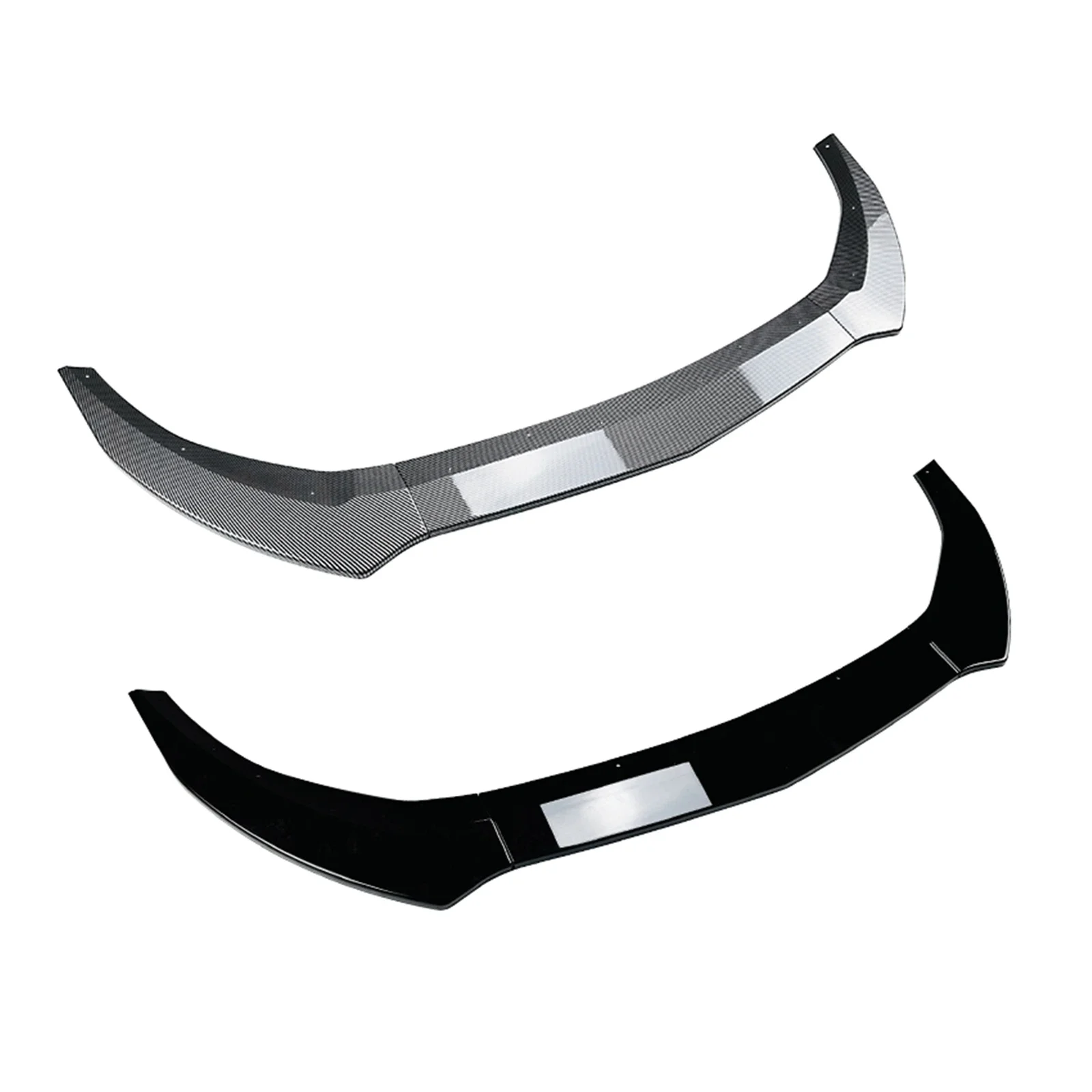 Olangdn Paraurti Anteriore Spoiler Labbro Per Mercedes Benz Classe A W176 2016-2018 Modelli Base In Fibra di Carbonio Look/Gloss Nero Inferiore Splitt