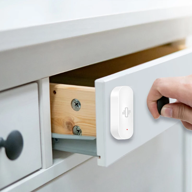 CPVAN WIFI مستشعر الاهتزاز كاشف لاسلكي ذكي الاستشعار كاشف إنذار الحركة تويا/تطبيق الحياة الذكية الإخطارات عن بعد #6