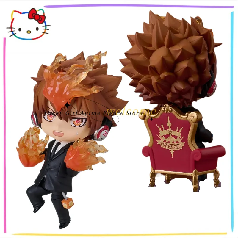 In Stock Original GSC Nendoron#2950 Katekyo Hitman REBORN! Tsunayoshi Sawada Black Suit Ver 10cm  Anime Movable Figure Toy