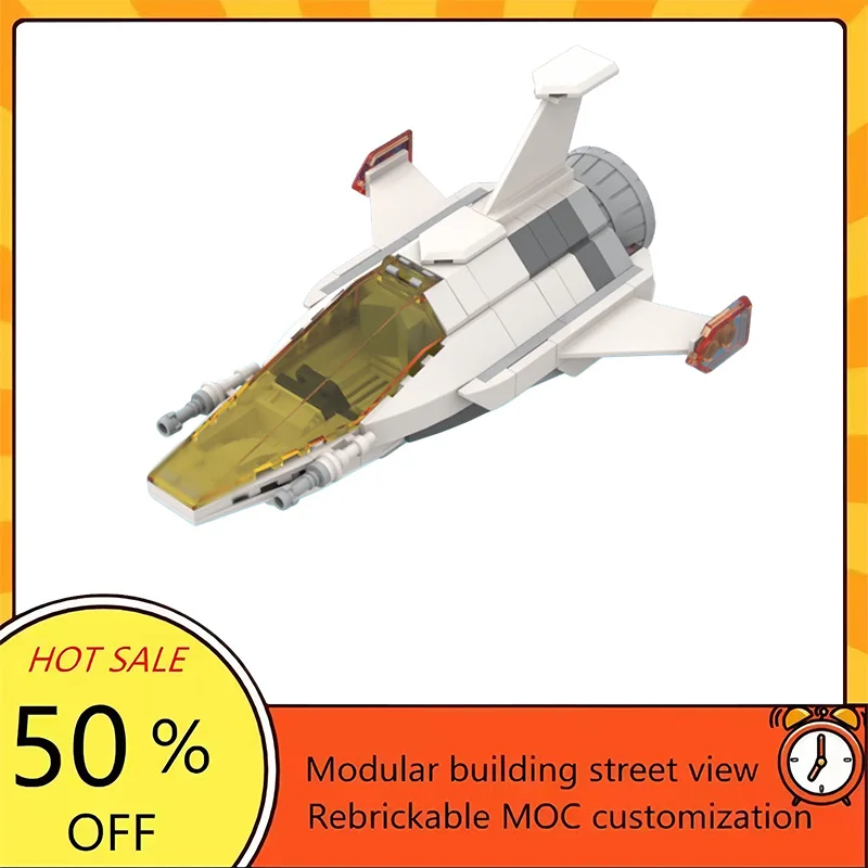 

153PCS Popular Space War Movie Model MOC Building Bricks Fighter Jet Modular Technology Gifts Holiday Assemble Children Toy Suit