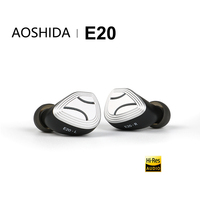 Aoshida E20 In-ear Earphone Hi-Res Audio 10mm Beryllium Coated 8mm dual Dynamic Driver 0.78mm wired Detachable Cable audirect