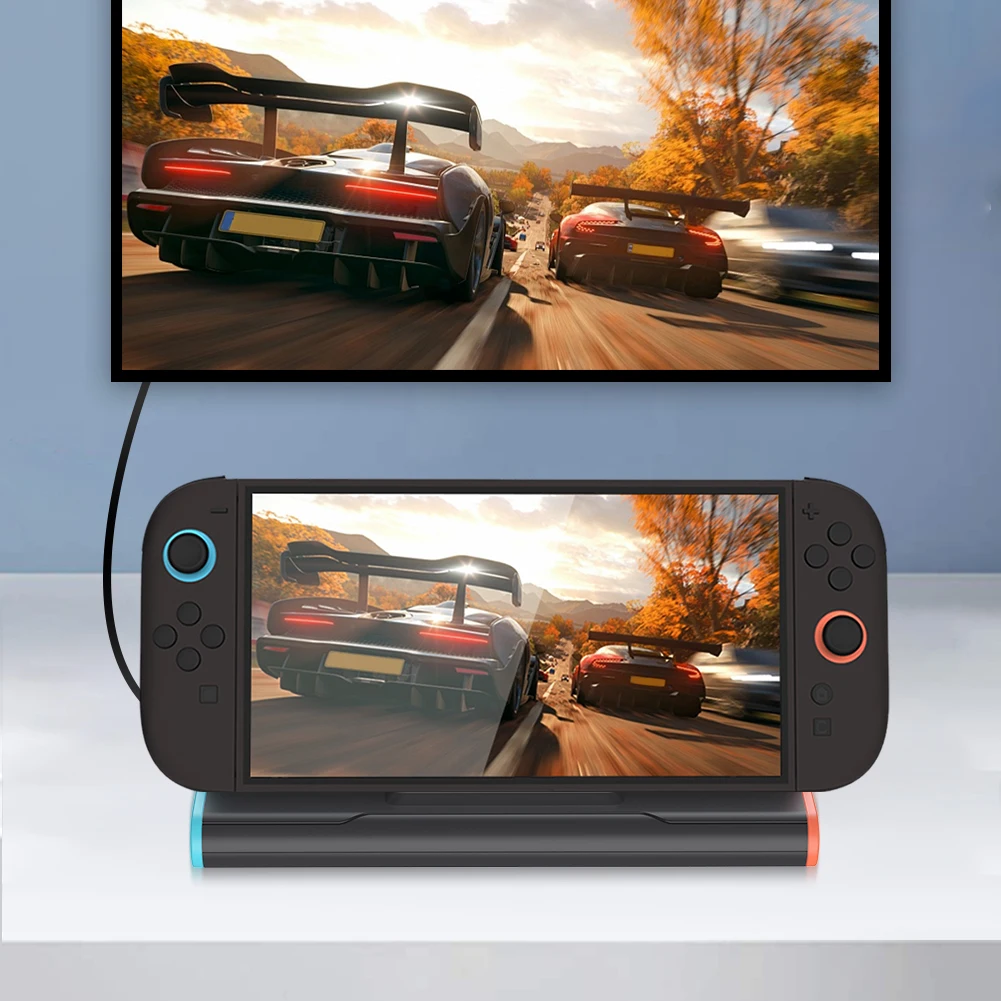ل NS2 المحمولة 4K TV حوض محول USB3.0 HDMI متوافق محطة الإرساء HD لعبة وحدة التحكم شحن حامل الألعاب الملحقات