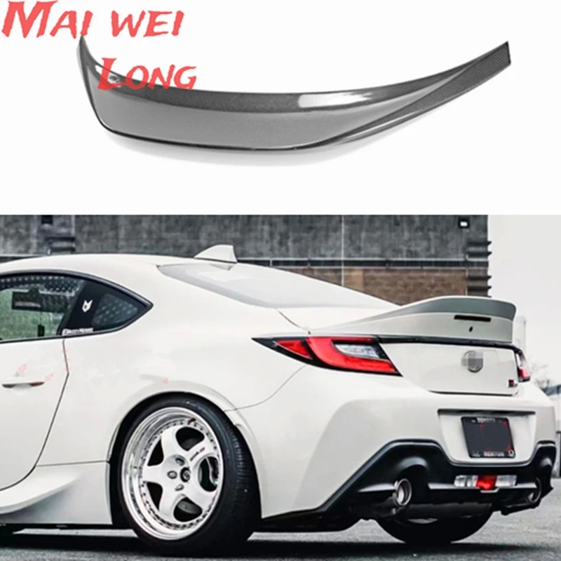 High Quality ABS Spoiler For TOYOTA ZA86 GR86 Subaru BRZ 2022 Body Kit Glossy Black Or Carbon Fiber Rear Wing