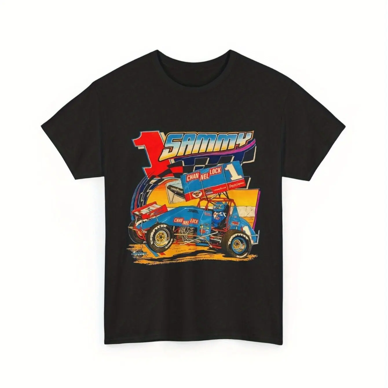 

1998 Sammy Swindle Passage Lock Sprint Car Men's 100% T-Shirt Cotton