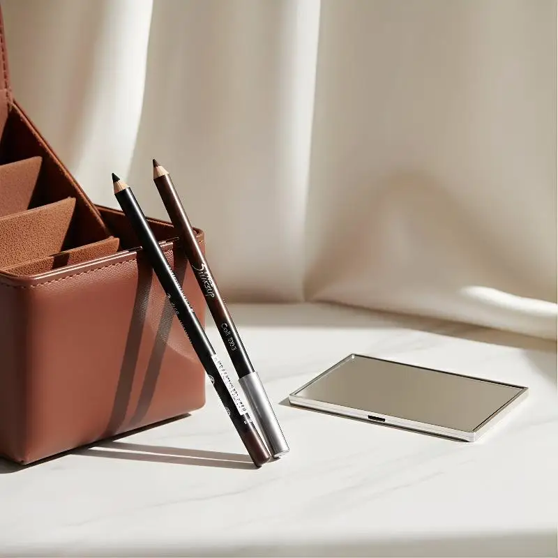 12Pcs High Pigmented Eyeliner Eyebrow Pencil Hard Refill Black Brown Long Lasting Waterproof Makeup Cosmetic Pen view 4