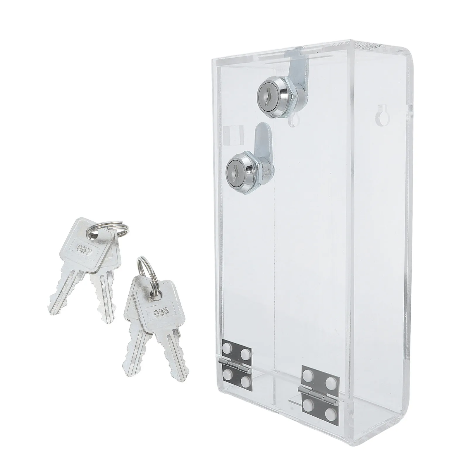 transparent-acrylic-cell-phone-lock-box-with-key-individual-compartment-locks-for-classroom-office-gym-hotel-staff-mobile-phone