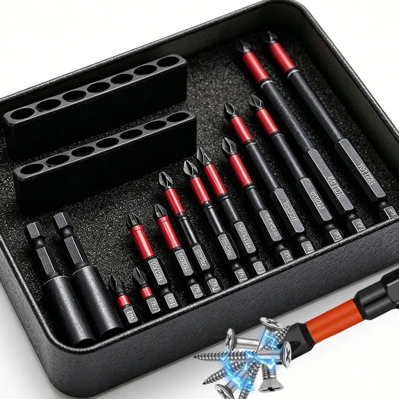 

7PCS 25/50/65/70/90/150mm Magnetic Extension Rod Bits Hexagonal Drill Bit Hex Head Shank Screw Driver Electric Drilling Tools