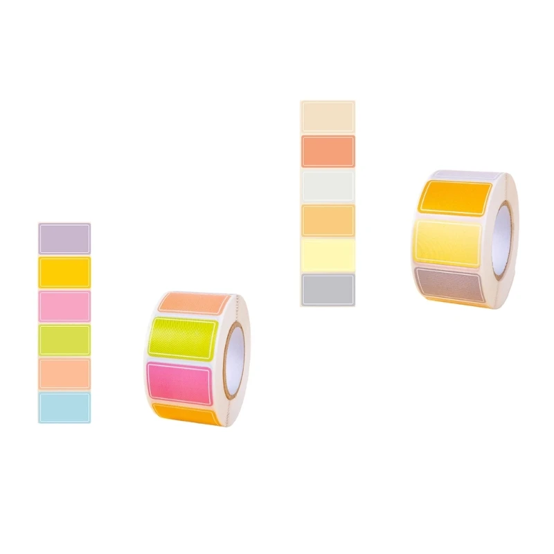 500Pcs Writable Label Stickers Waterproof Labels Stickers Removable Self Adhesive Name Stickers for Jar Clothes