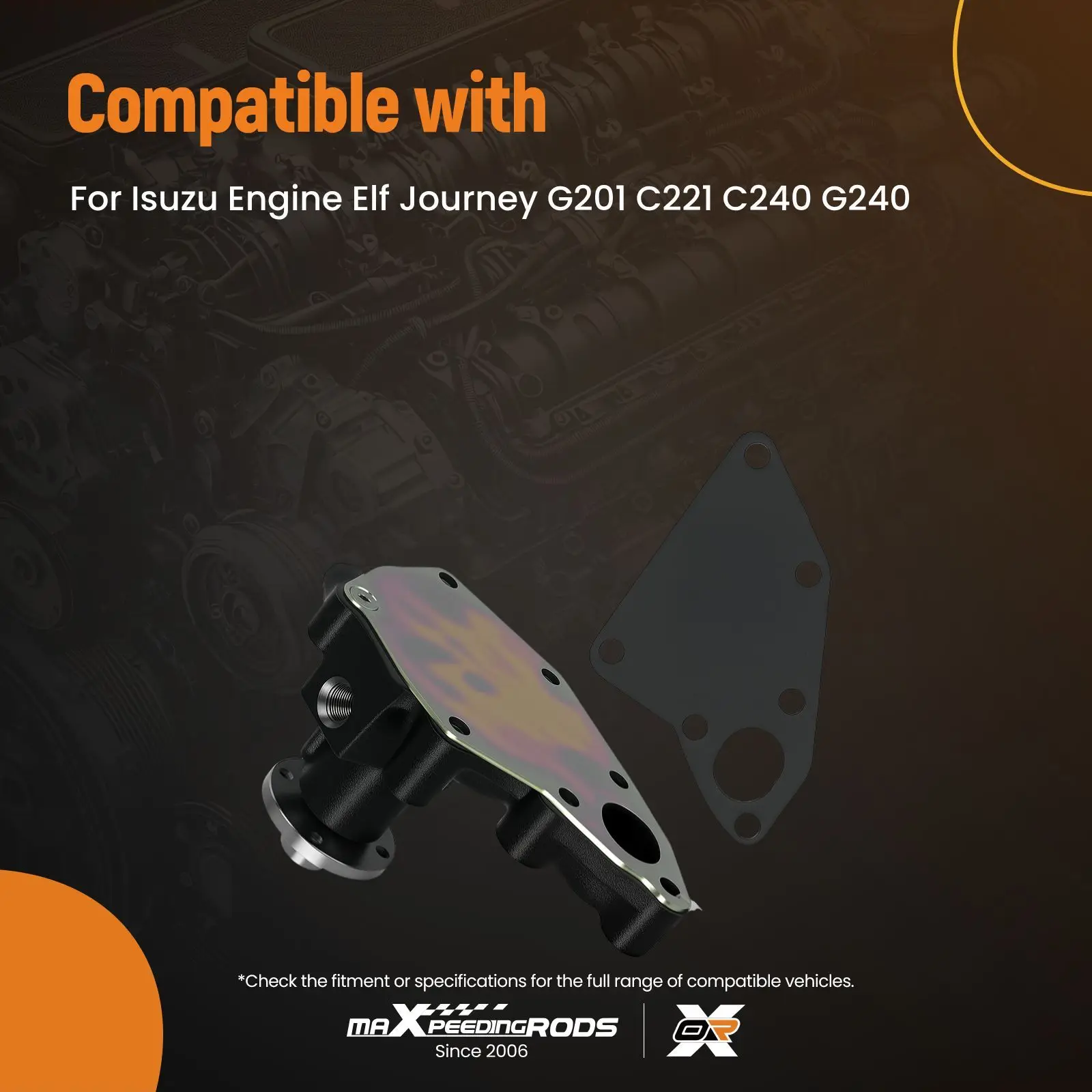 

Cooling System Water Pump for Isuzu Elf Journey G201 C221 C240 568136100540