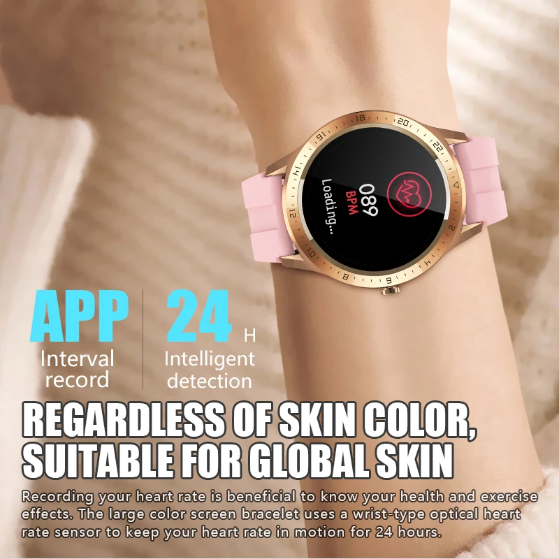 S28 Men Smart Watch Ladies HD Full Touch Sports Fitness Watch Waterproof Call Reminder Smartwatch Female For Android IOS