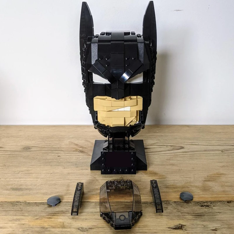 

NEW 466PCS hero Movie MOC Bat Cowl helmet model DIY creative ideas christmas Child Toy Assembly Puzzle birthday Gift MOC-76238