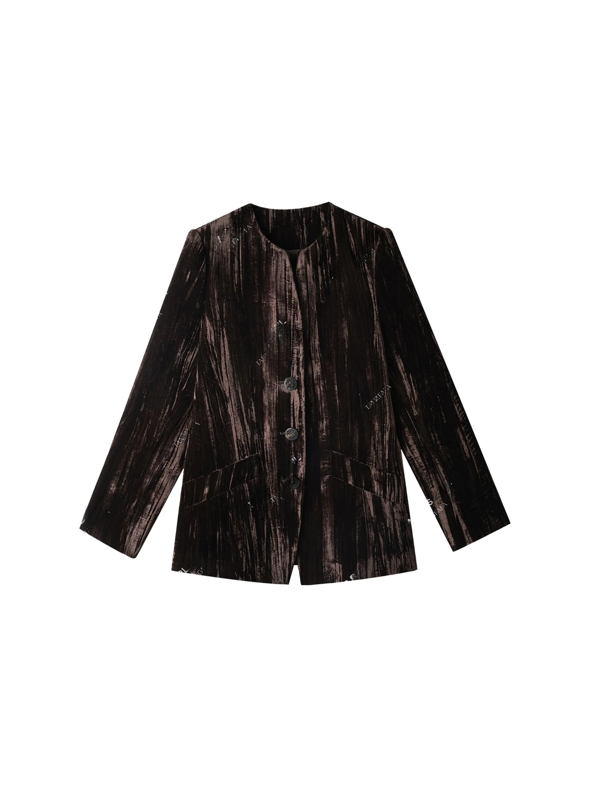 

Velvet Dr Design Tfa65 Velvet Button Ladies Jaet Casual Commute Sle Long Sve round Ne Single Button Coat