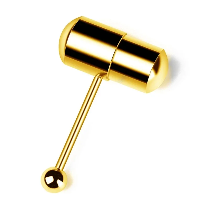 Stainless Steel Vibrating Tongue Ring Barbell Tongue Piercing Jewelry Tongue Body Piercing Barbell Tongue Rings Wholesale