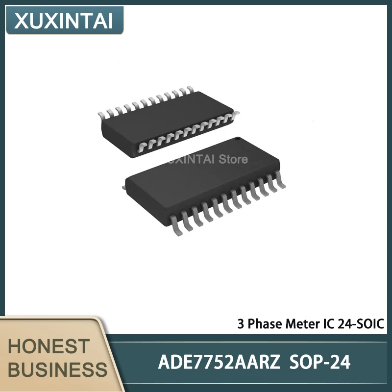 5Pcs/Lot   New Original  ADE7752AARZ ADE7752  3 Phase Meter IC 24-SOIC