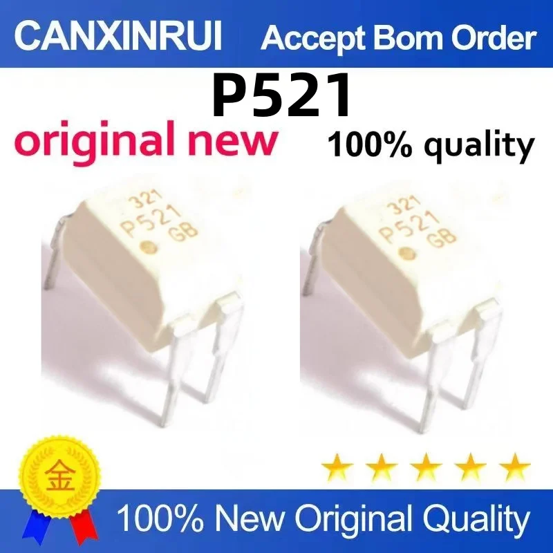 

（100 pieces）P521 TLP521-1 GB TLP521-1BL/GR SOP4 optocoupler