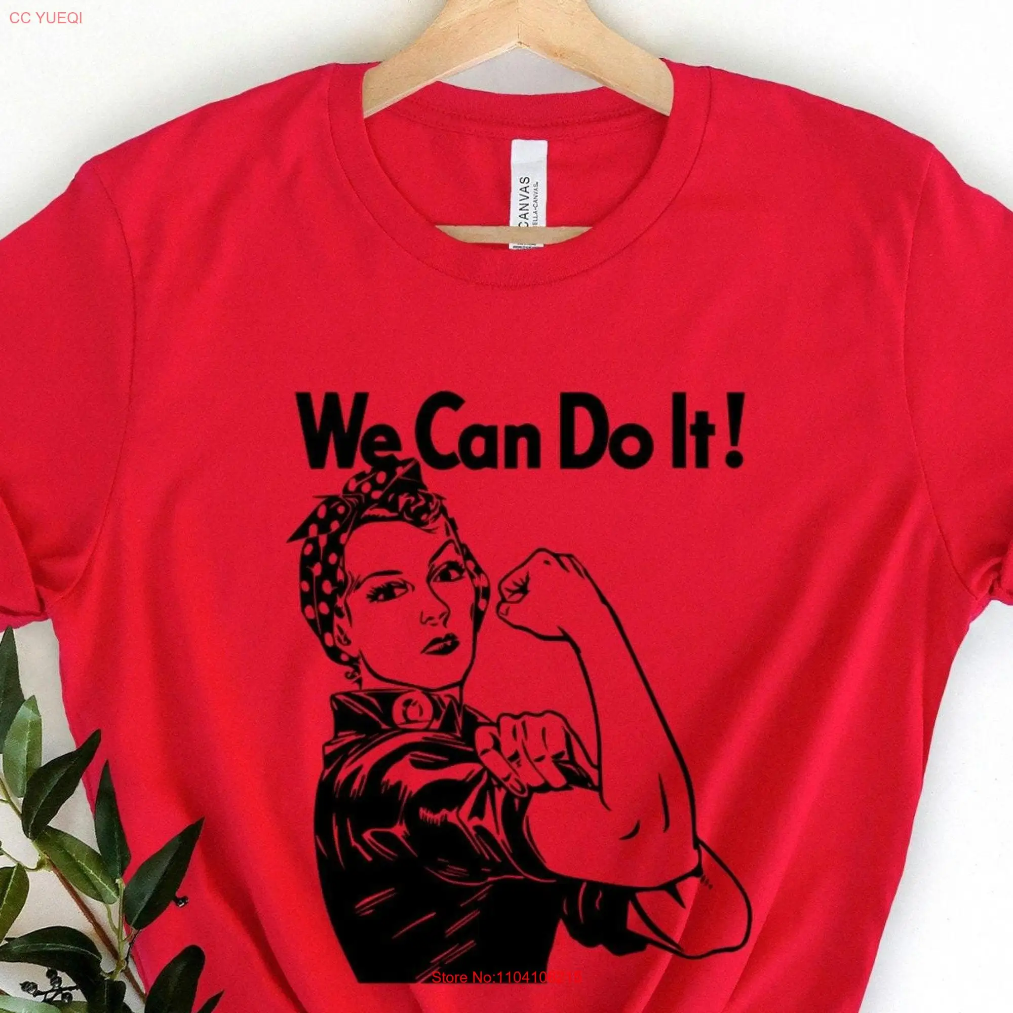 Rosie The Riveter We Can Do IT T Shirt Girl Power Womens Feminist Strong Women Inspirational Motivational