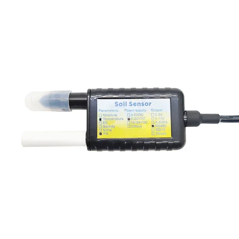 2025 أداة قياس التربة اللاسلكية IOT MODBUS 4-20MA 0-5V RS485 AGCL مسبار مرجعي مستشعر PH للتربة